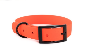 Halsband 25mm breit, Neon-Orange