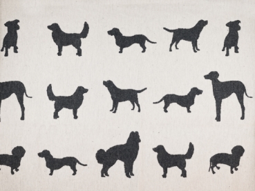 Kuscheldecke Hundesilhouetten - David Fussenegger