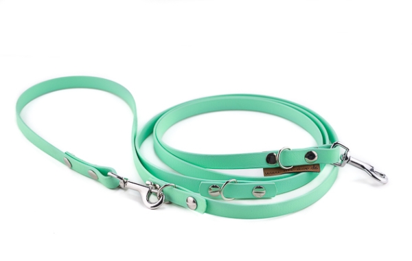 Führleine, 3-fach verstellbar, Mint, 12mm